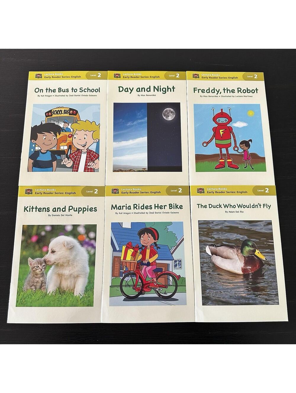 Lectura Books Level 2 Early Readers Series For Bilingual Readers 6 Books New